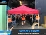Gazebo PRO37 3x3m  Aluminium  frame with sides