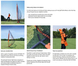 OUTROAD 7x7ft Portable Golf Hitting Pitching Practice Net for Outdoor Training