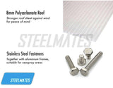 5570L x 3050W Aluminium Canopy, Patio cover