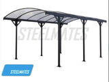 3m x 5m Extra High Aluminium Outdoor Canopy Car Port 8MM ANTI-UV Panels
