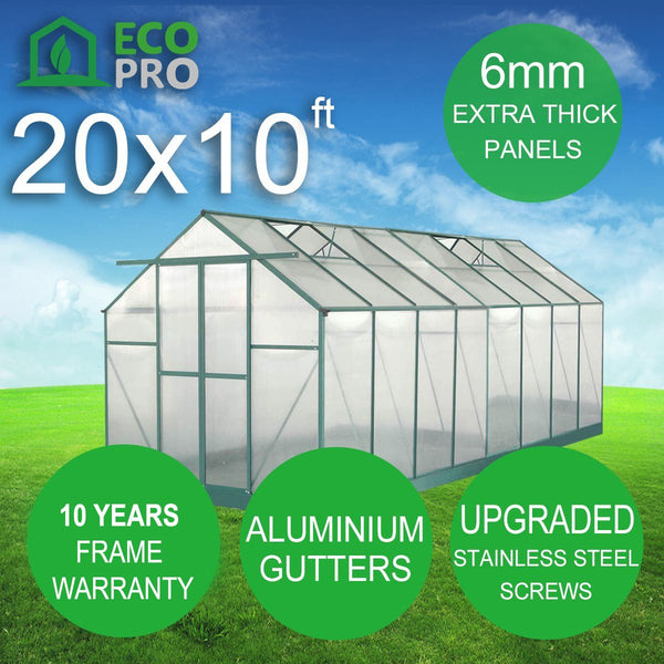 10ft X 20ft The Ultimate Greenhouse 6mm Twin Wall