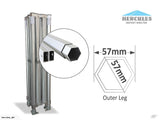 Gazebo  PRO57 4x6m Aluminium frame