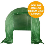 3m x 2m x 2m Tunnel Greenhouses Strong Galvanised Frame