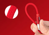 IPhone Cable ORICO High quality Braided Lightning 1m  Red Color