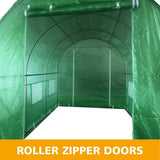 3m x 2m x 2m Tunnel Greenhouses Strong Galvanised Frame