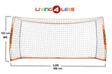 OUTROAD Portable Soccer Goal Practice Bow Style Soccer Net w/ Carry Bag(12x6 ft)