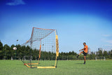 OUTROAD Portable Soccer Goal Practice Bow Style Soccer Net w/ Carry Bag(12x6 ft)