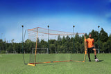 OUTROAD Portable Soccer Goal Practice Bow Style Soccer Net w/ Carry Bag(12x6 ft)