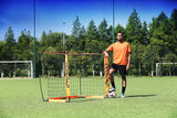 OUTROAD Portable Soccer Goal Practice Bow Style Soccer Net w/ Carry Bag (6x4 ft)