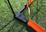 OUTROAD Portable Soccer Goal Practice Bow Style Soccer Net w/ Carry Bag (6x4 ft)