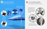 Gazebo HEX 45A 3X6M Aluminium