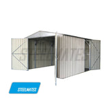 3400 x 3390 Small Garage with Swing Doors