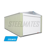 5070x3390 Medium Kitset Garage with Manual Roller Door Color  Grey