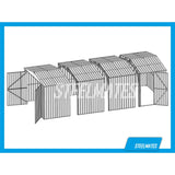 6740x3390 Large Kitset Garage with Swing Doors