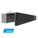 8400x3390 Extra Large Kitset Garage with Swing Door