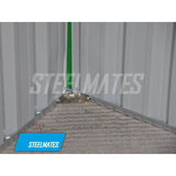 Garden Shed 2.55m x 1.30m  Colour: Dark Gray