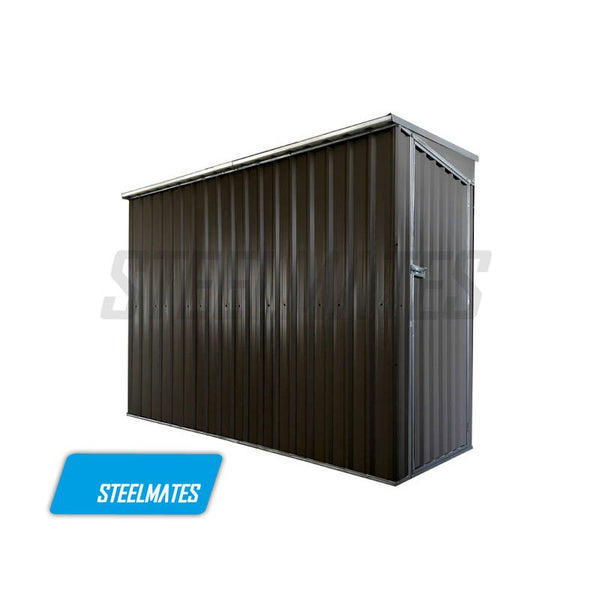 Garden Sheds 1.3m x 2.55m Garden Sheds Grey