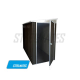 Garden Sheds 1.3m x 2.55m Garden Sheds Grey
