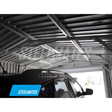 3400 x 3390 Small Garage with Roller Door Ironsand Grey