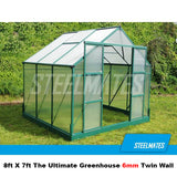 8ft X 7ft The Ultimate Greenhouse 6mm Twin Wall