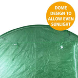3m x 2m x 2m Tunnel Greenhouses Strong Galvanised Frame