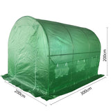 3m x 2m x 2m Tunnel Greenhouses Strong Galvanised Frame