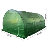 4.5m x 3m x 2 Tunnel Greenhouses Strong Galvanised Frame