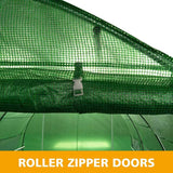 4.5m x 3m x 2 Tunnel Greenhouses Strong Galvanised Frame