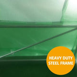 6m x 3m x 2m Strong Tunnel Greenhouses Galvanised Frame