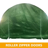 6m x 3m x 2m Strong Tunnel Greenhouses Galvanised Frame