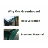 2.44M X 4.37M THE ULTIMATE GREENHOUSE 6MM TWIN WALL