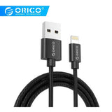 IPhone Cable ORICO High quality Braided Lightning 1m  Black Color