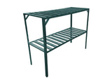 Two tier aluminium plant shelving