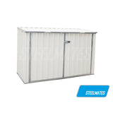 Bike Shed, Garden Storage Box, Wheelie Bin Storage, Pump Shed Cream