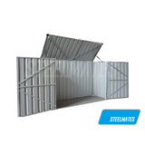 Bike Shed, Garden Storage Box, Wheelie Bin Storage, Pump Shed Cream