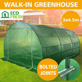 4.5m x 3m x 2 Tunnel Greenhouses Strong Galvanised Frame