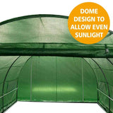 4.5m x 3m x 2 Tunnel Greenhouses Strong Galvanised Frame