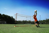 OUTROAD Portable Soccer Goal Practice Bow Style Soccer Net w/ Carry Bag(12x6 ft)
