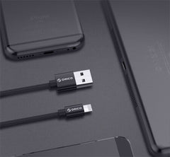 IPhone Cable ORICO High quality Braided Lightning 1m  Black Color