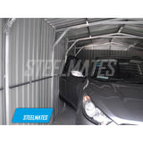 5070x3390 Medium Kitset Garage with Manual Roller Door Color  Grey
